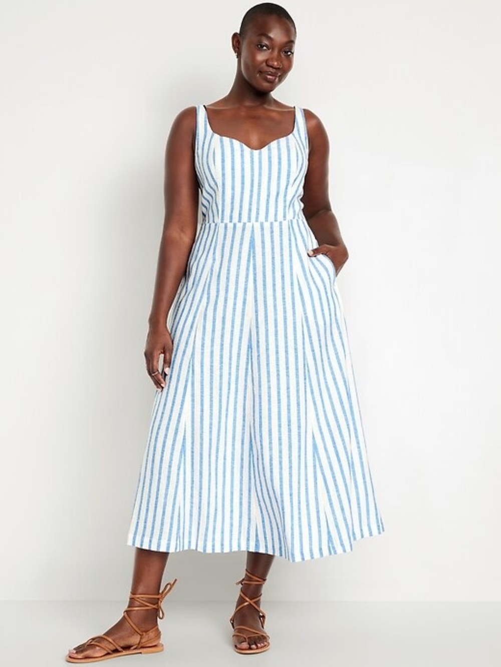Old navy XL linen blend maxi dress